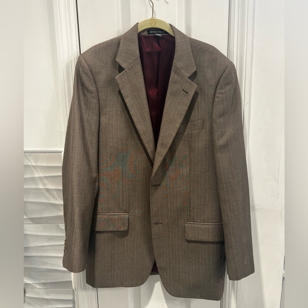 Men's Sport Coat / Blazer.  Brand: Moda Italia. Size 38R/32W